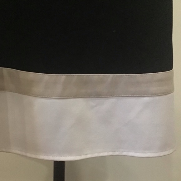 Classic Calvin Klein Black Dress with black and white details - Picture 6 of 9